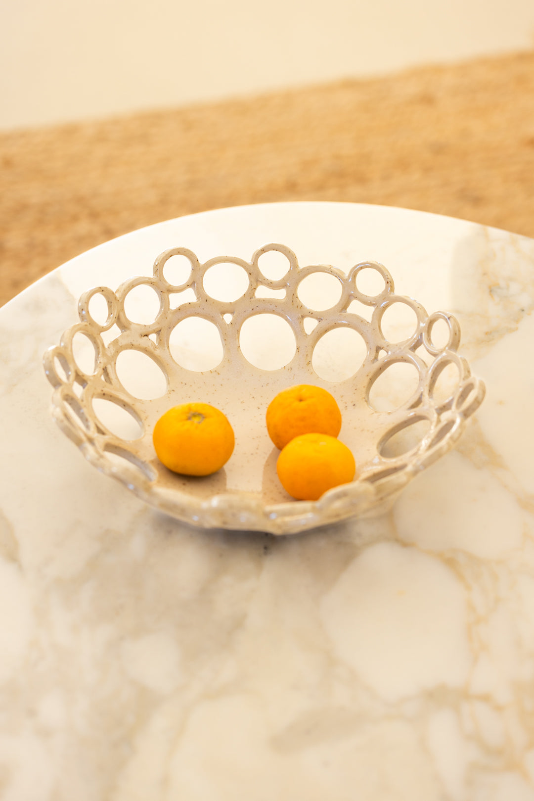 Corbeille de fruits "dentelle"