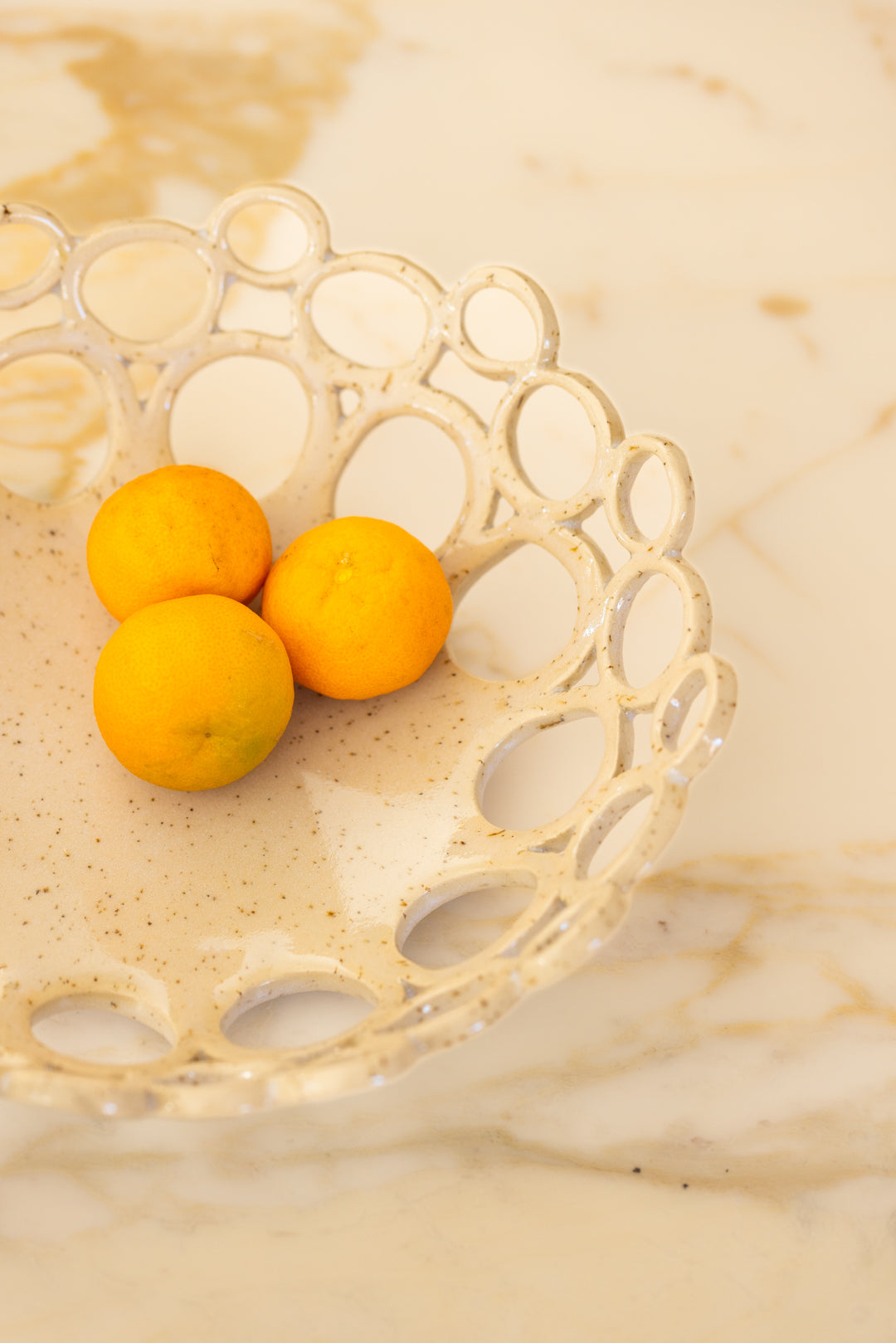 Corbeille de fruits "dentelle"